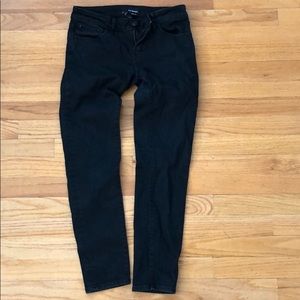 Kooples black skinny jean 28 short